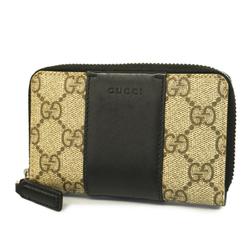 グッチ(Gucci) グッチ 財布・コインケース GGスプリーム  レザー ブラウン ブラック   メンズ