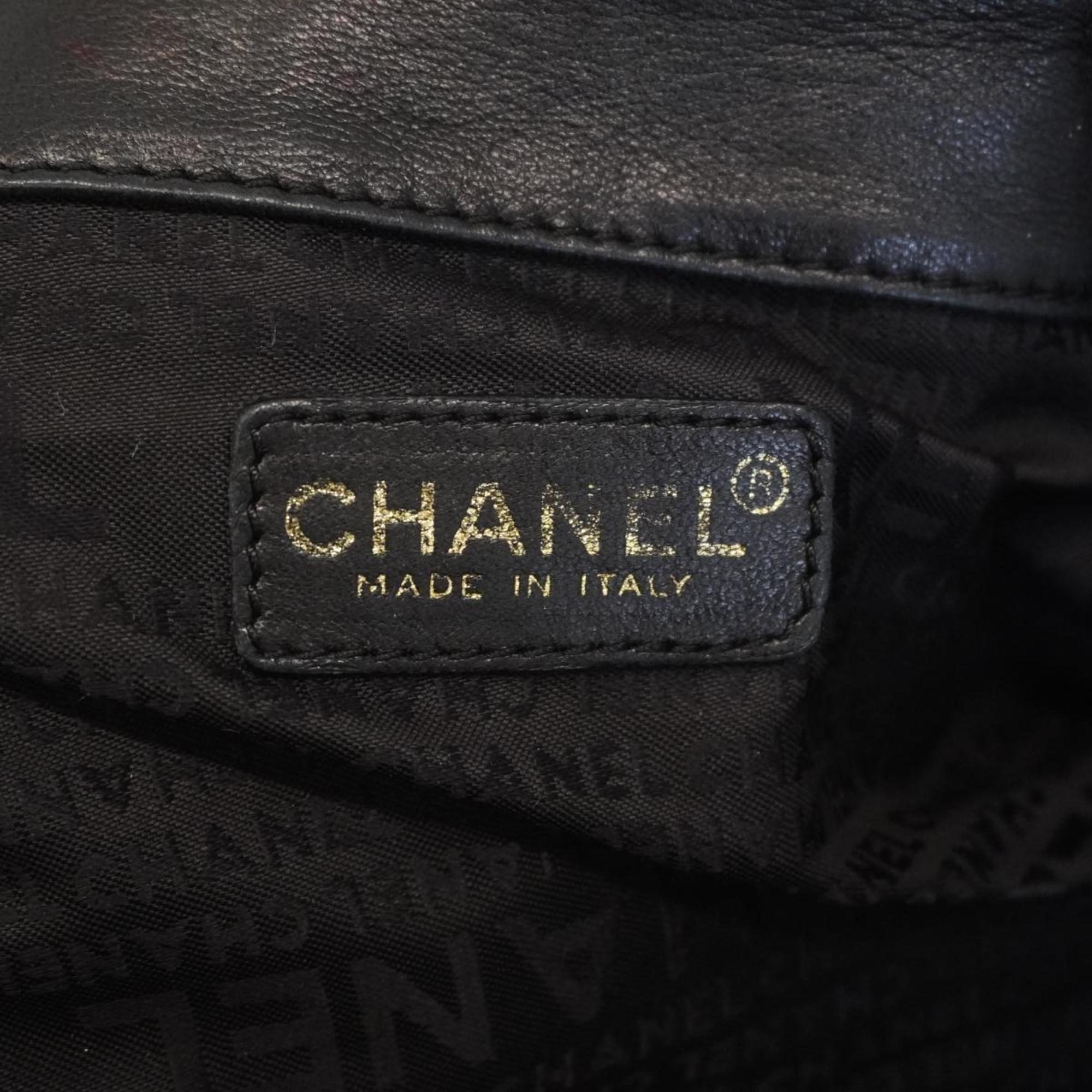 シャネル(Chanel) シャネル ショルダーバッグ チェーンショルダー スウェード ブラック   レディース