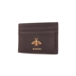 グッチ(Gucci) グッチ 名刺入れ・カードケース 523685 レザー ブラック   レディース