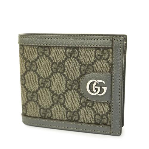 グッチ(Gucci) グッチ 財布 GGスプリーム 597609 レザー グレー メンズ ...