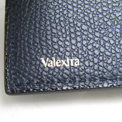 ヴァレクストラ(Valextra) マネークリップ SGSR0080028LRDWG99 レザー カードケース ダークネイビー