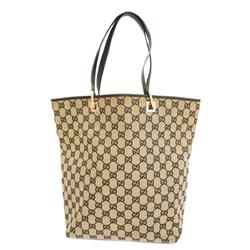 グッチ(Gucci) グッチ トートバッグ GGキャンバス 002 1098 キャンバス レザー ブラウン ブラック シャンパン  レディース