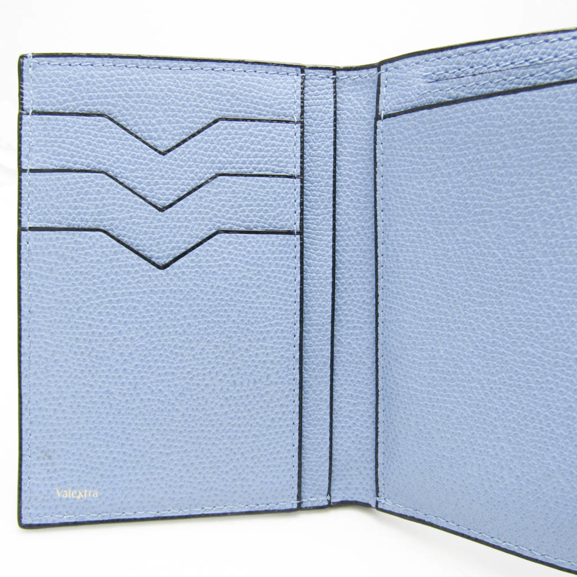 ヴァレクストラ(Valextra) イジィデ ウォレット SGES0005028LOCPS99 メンズ,レディース レザー 中財布（三つ折り） ブルー