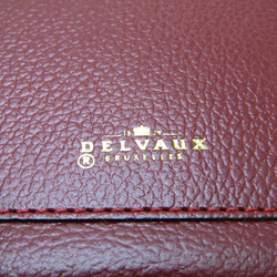 デルヴォー(Delvaux) レディース レザー 中財布（二つ折り） ダークレッド