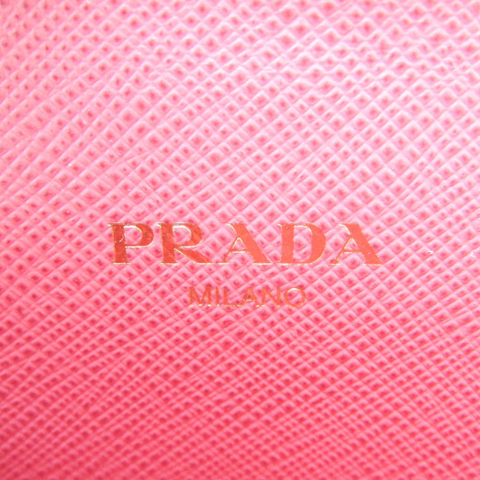 プラダ(Prada) バッグチャーム 1TL344 Saffiano カードケース Peonia(ぺオニア)