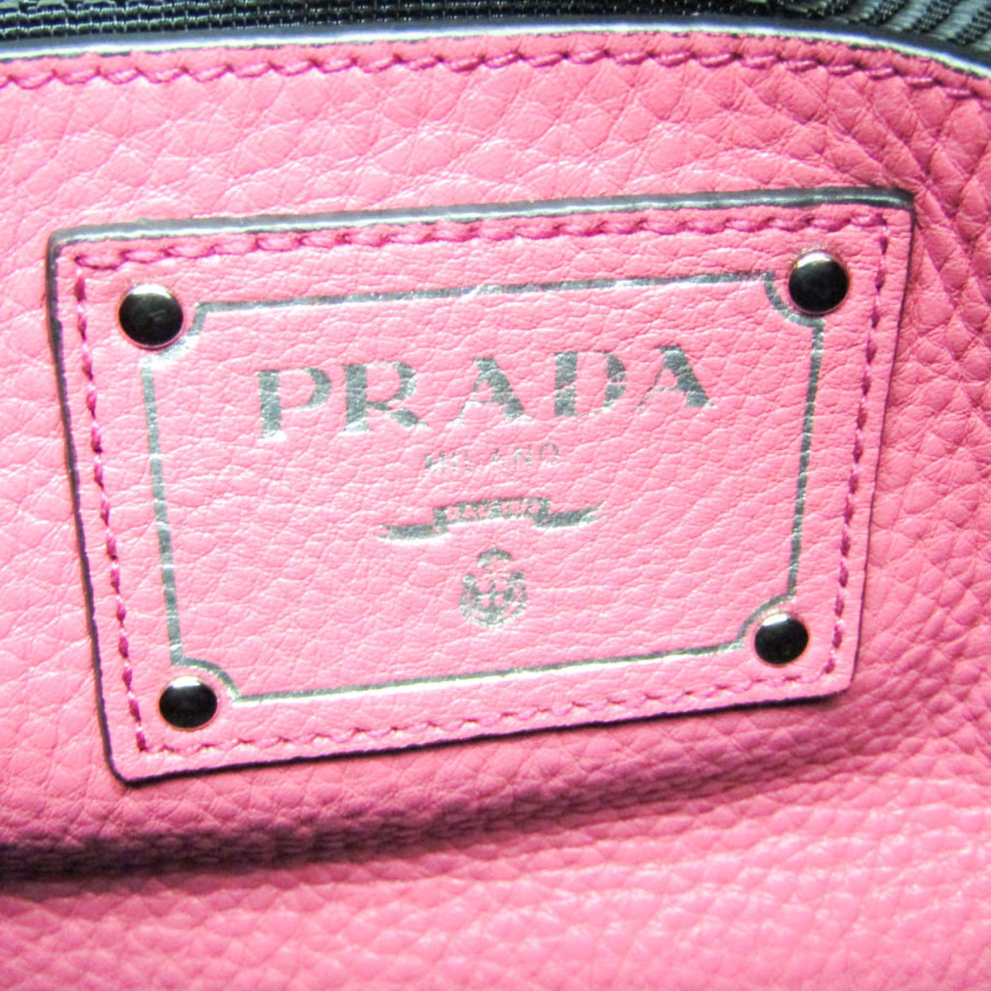 プラダ(Prada) 1BB022 レディース レザー ハンドバッグ Peonia(ぺオニア)