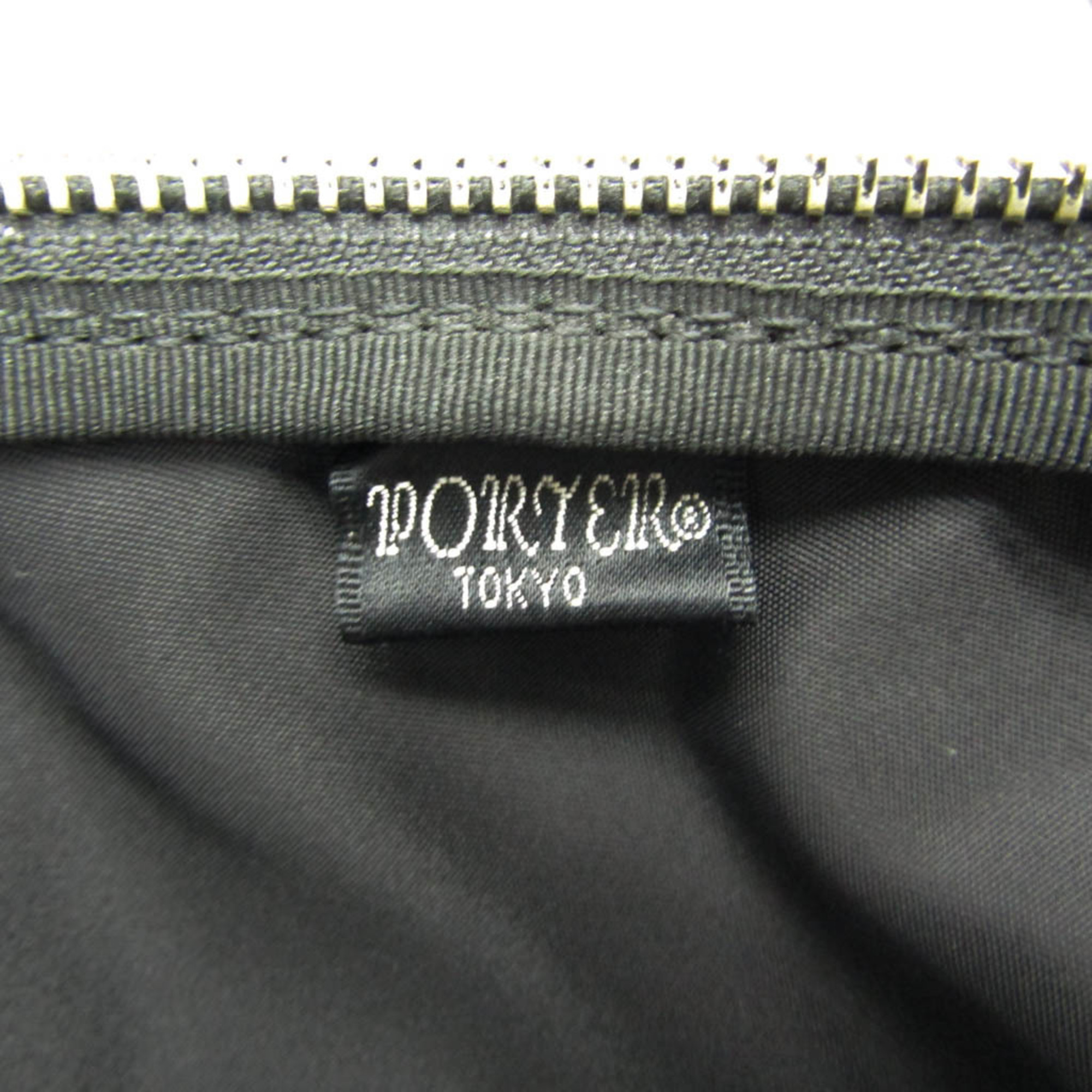 ポーター(Porter) メンズ PVC,レザー ブリーフケース,ショルダーバッグ ブラック