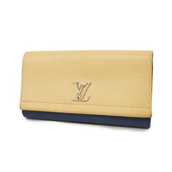 ルイ・ヴィトン(Louis Vuitton) ルイ・ヴィトン 長財布 ポルトフォイユロックミー2 M62327 デニムアンクルメンズ レディース