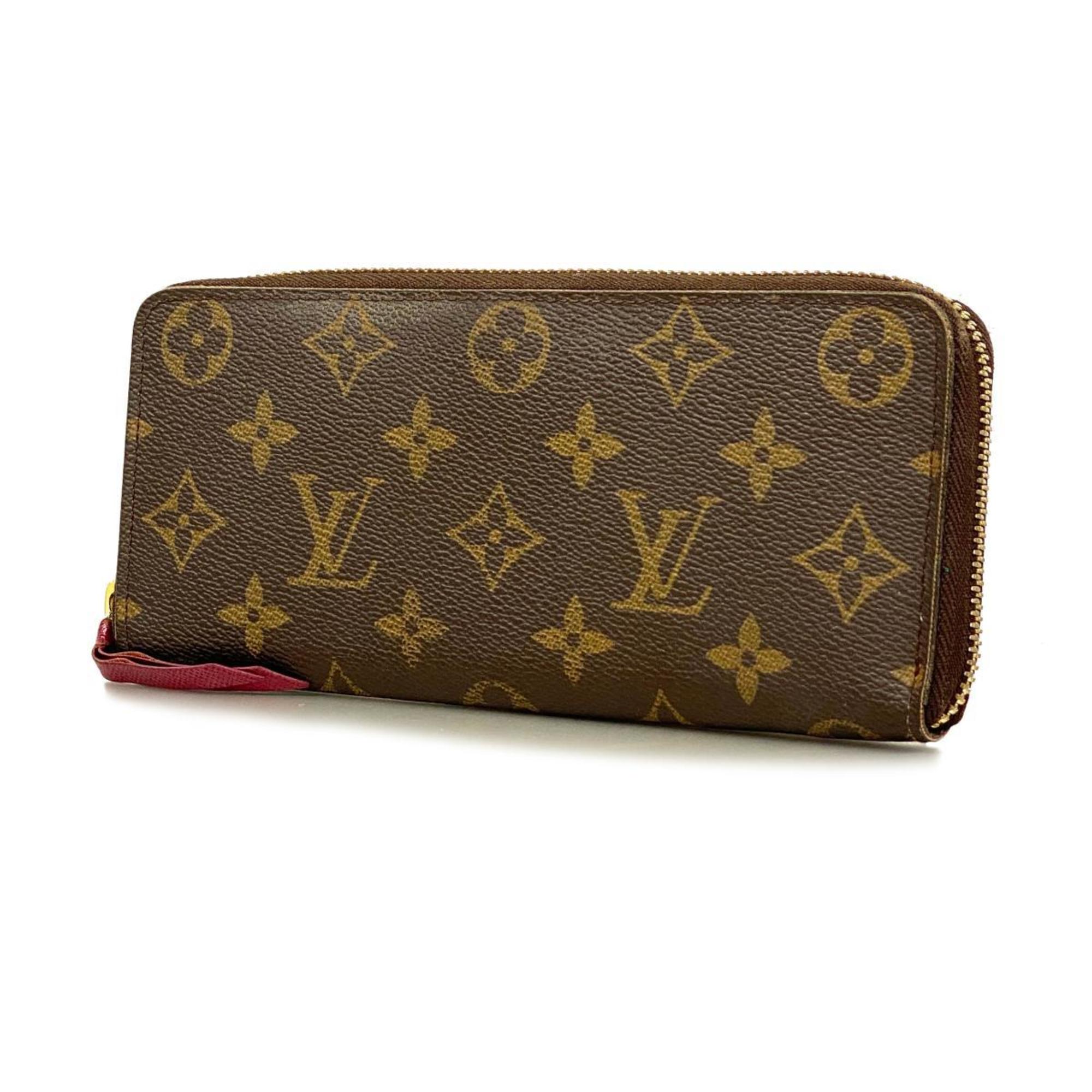 ルイ・ヴィトン(Louis Vuitton) ルイ・ヴィトン 長財布 モノグラム ポルトフォイユクレマンス M60742 ブラウンレディース |  eLADY Globazone