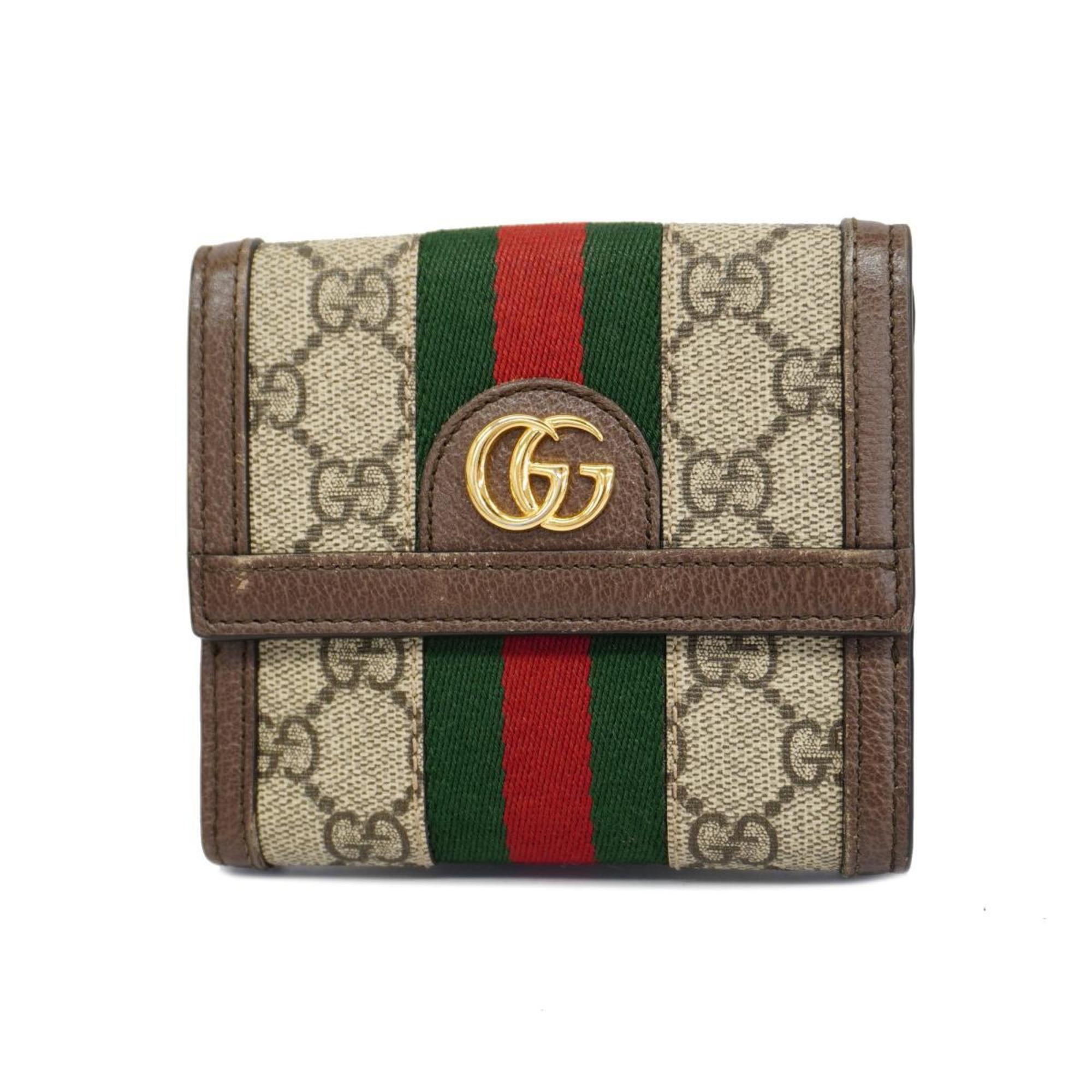 グッチ(Gucci) グッチ 三つ折り財布 オフィディア 523173 レザー ...