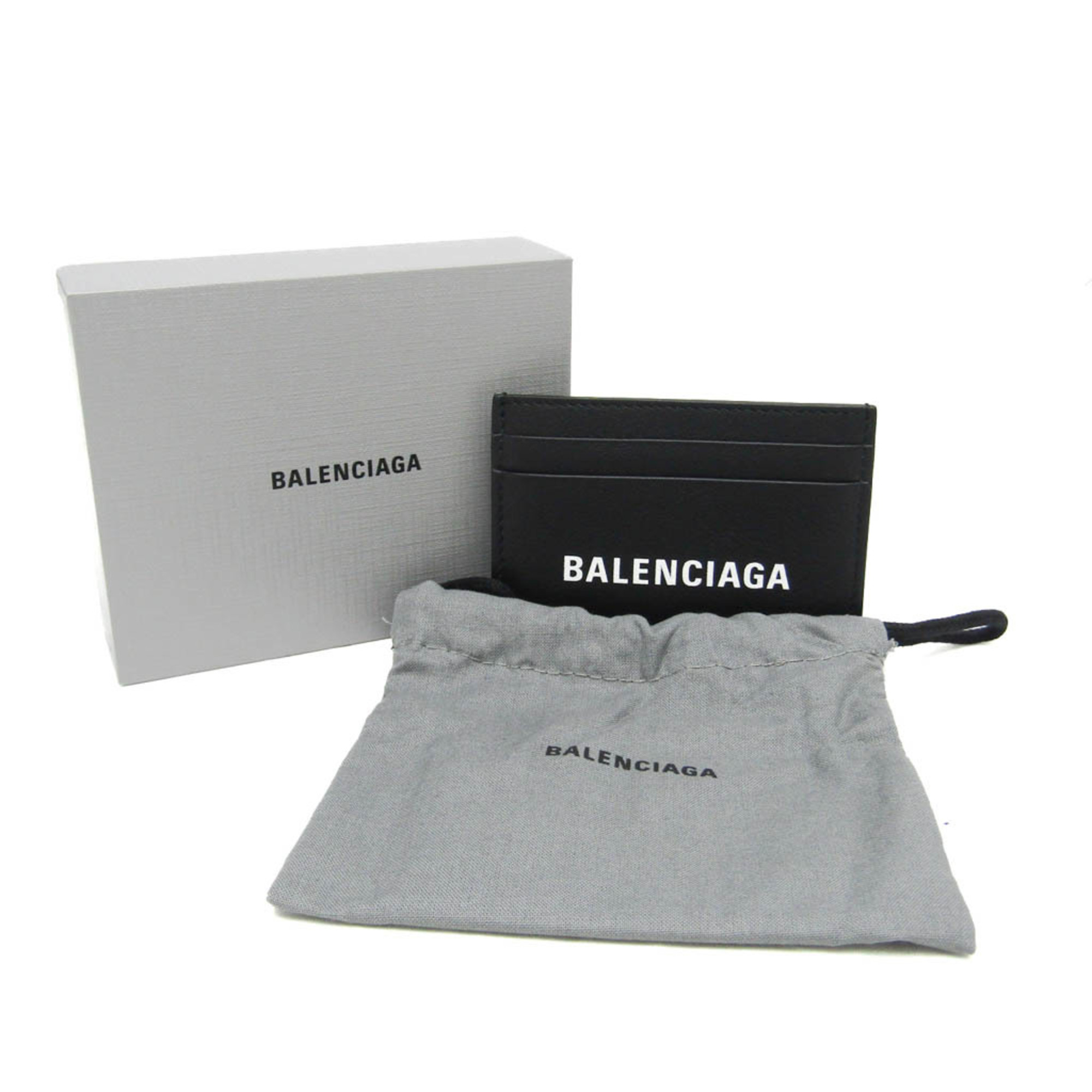 バレンシアガ(Balenciaga) EVERYDAY 505054 レザー カードケース ブラック