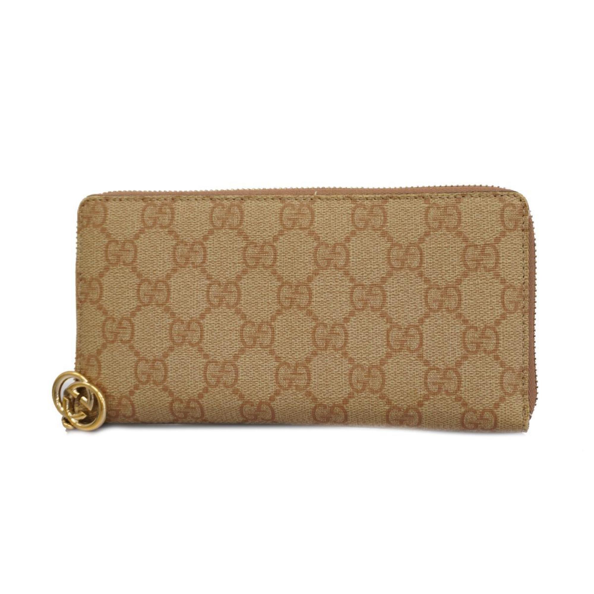 グッチ(Gucci) グッチ 長財布 GGスプリーム 307982 ピンクベージュ シャンパン レディース | eLADY Globazone