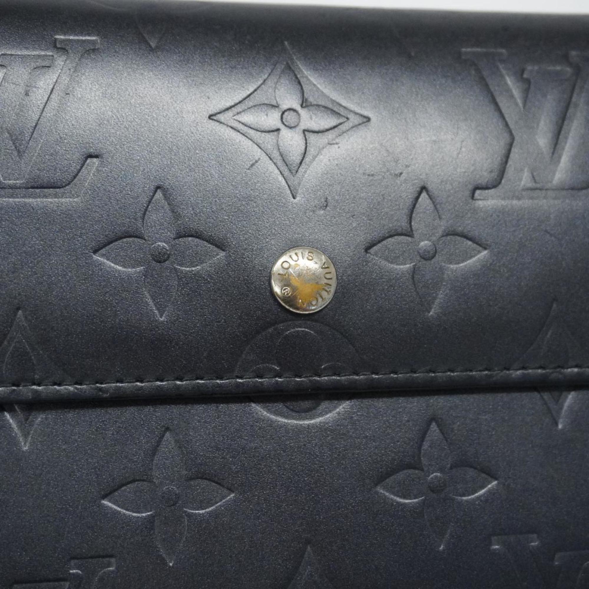 ルイ・ヴィトン(Louis Vuitton) ルイ・ヴィトン 長財布 モノグラムマット ポルトトレゾールインターナショナル M65105  ノワールメンズ | eLADY Globazone