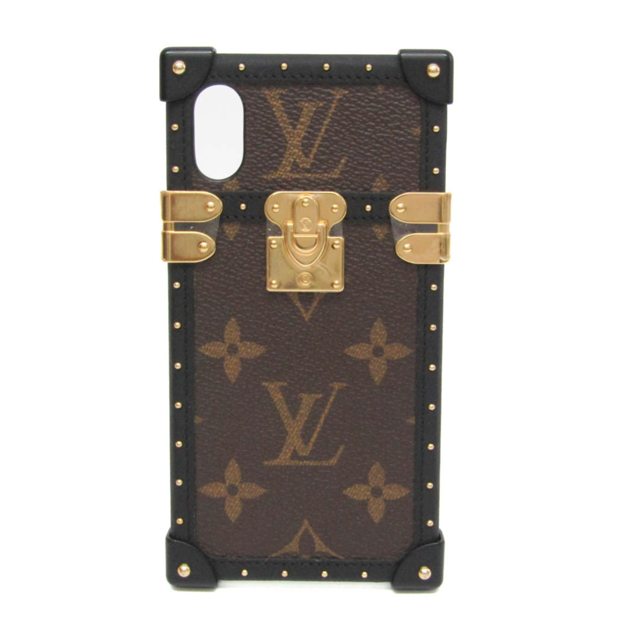 ルイ・ヴィトン(Louis Vuitton) モノグラム Phone X/XS アイ トランク ライト M67892 モノグラム バンパー iPhone X 対応 モノグラム,ノワール