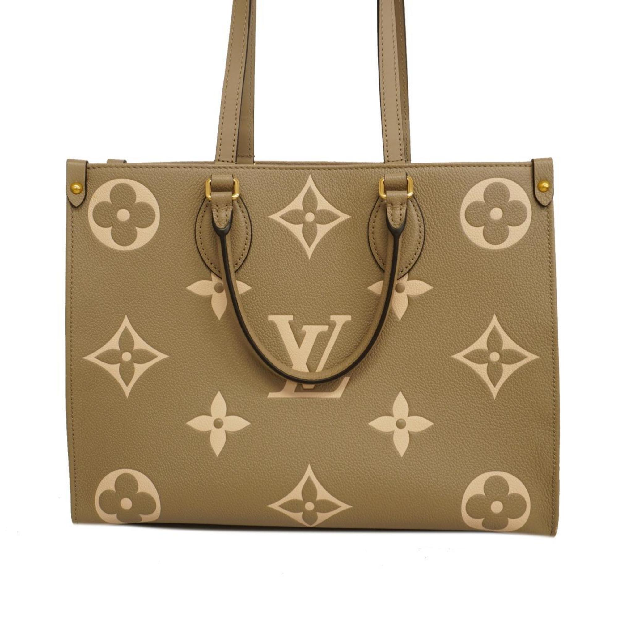 ルイ・ヴィトン(Louis Vuitton) ルイ・ヴィトン トートバッグ モノグラム・アンプラント バイカラー オンザゴーMM M45494  トゥルトレールクレームレディース | eLADY Globazone