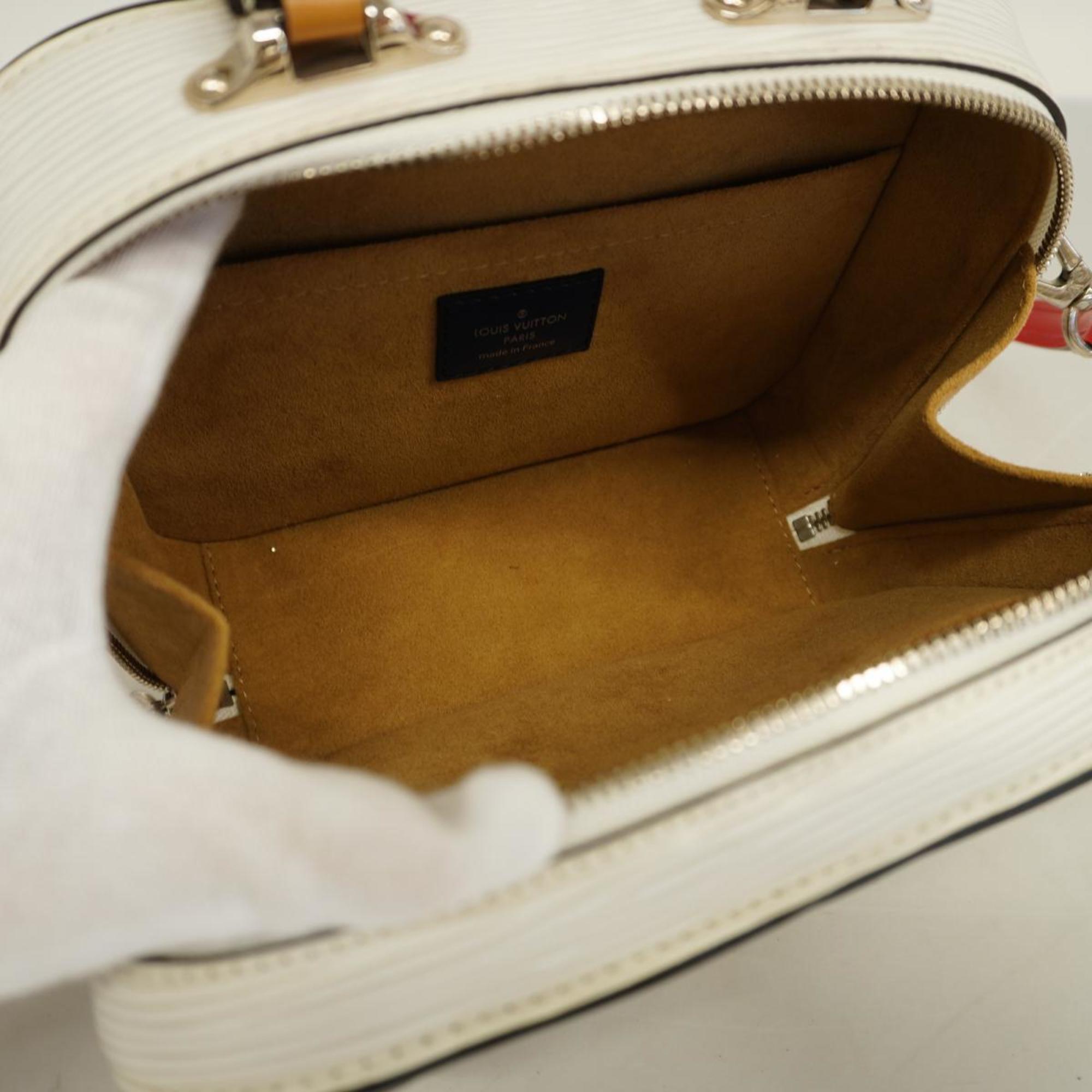 ルイ・ヴィトン(Louis Vuitton) ルイ・ヴィトン ハンドバッグ エピ ヴァリゼットPM M55470 ホワイト ネイビーレディース