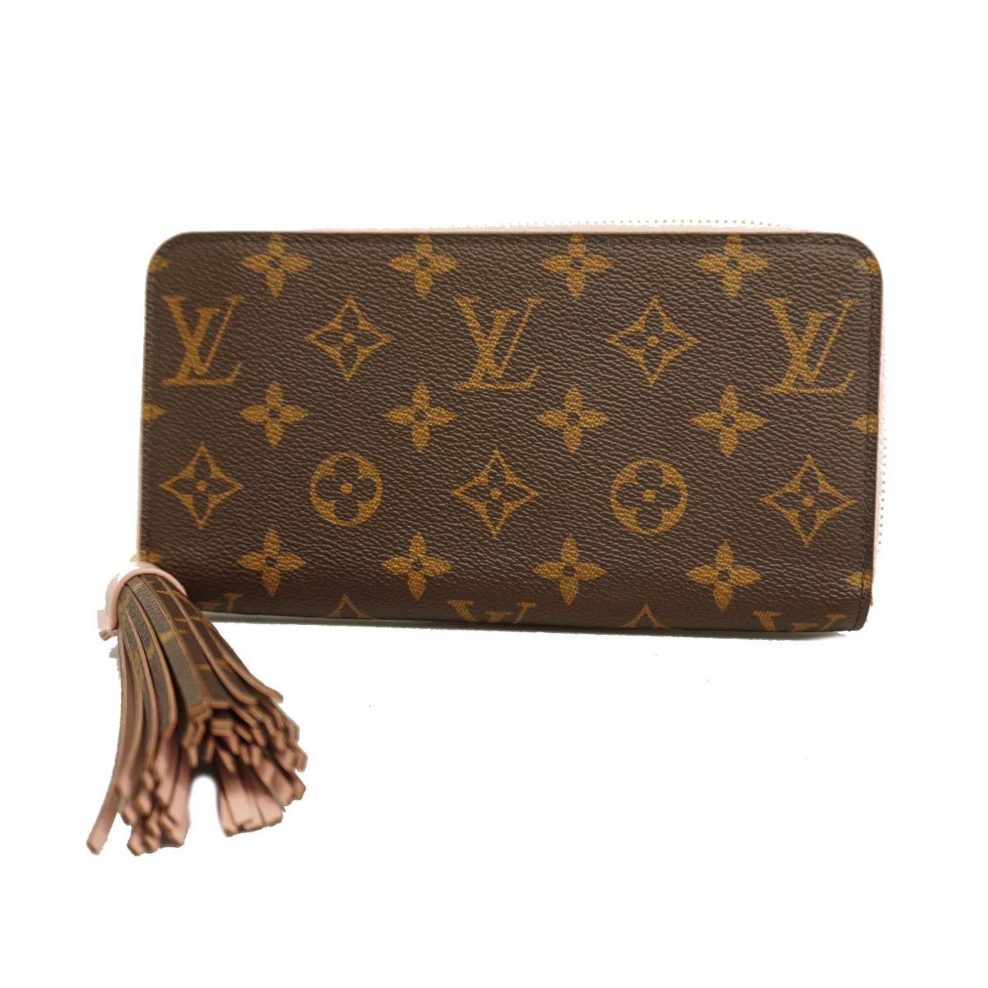 ルイ・ヴィトン(Louis Vuitton) ルイ・ヴィトン 長財布 モノグラム タッセル ジッピーウォレット M62403 ブラウン  ローズバレリーヌレディース | eLADY Globazone