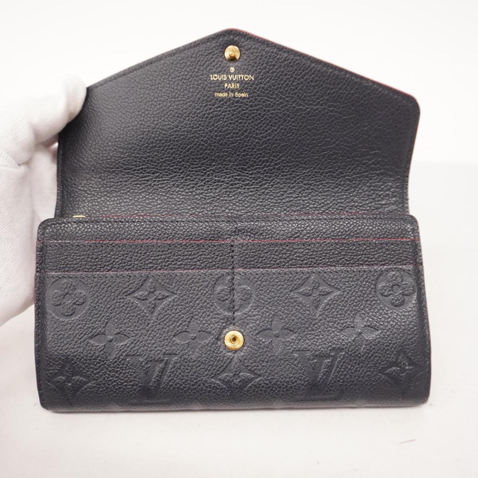 ルイ・ヴィトン(Louis Vuitton) ルイ・ヴィトン 長財布 モノグラム・アンプラント ポルトフォイユサラ M62125 マリーヌルージュメンズ レディース