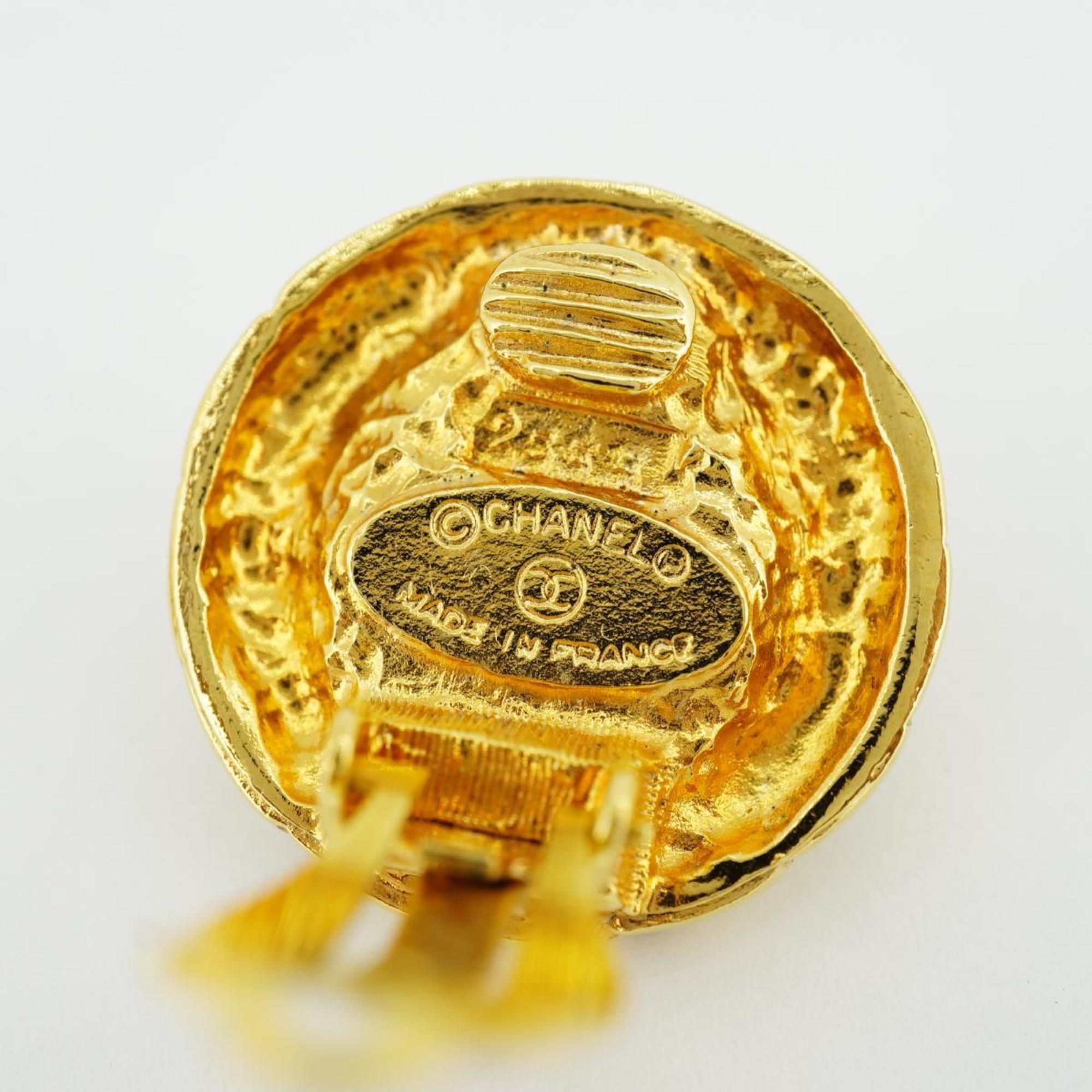 シャネル(Chanel) シャネル イヤリング フェイクパール GPメッキ ゴールド  レディース