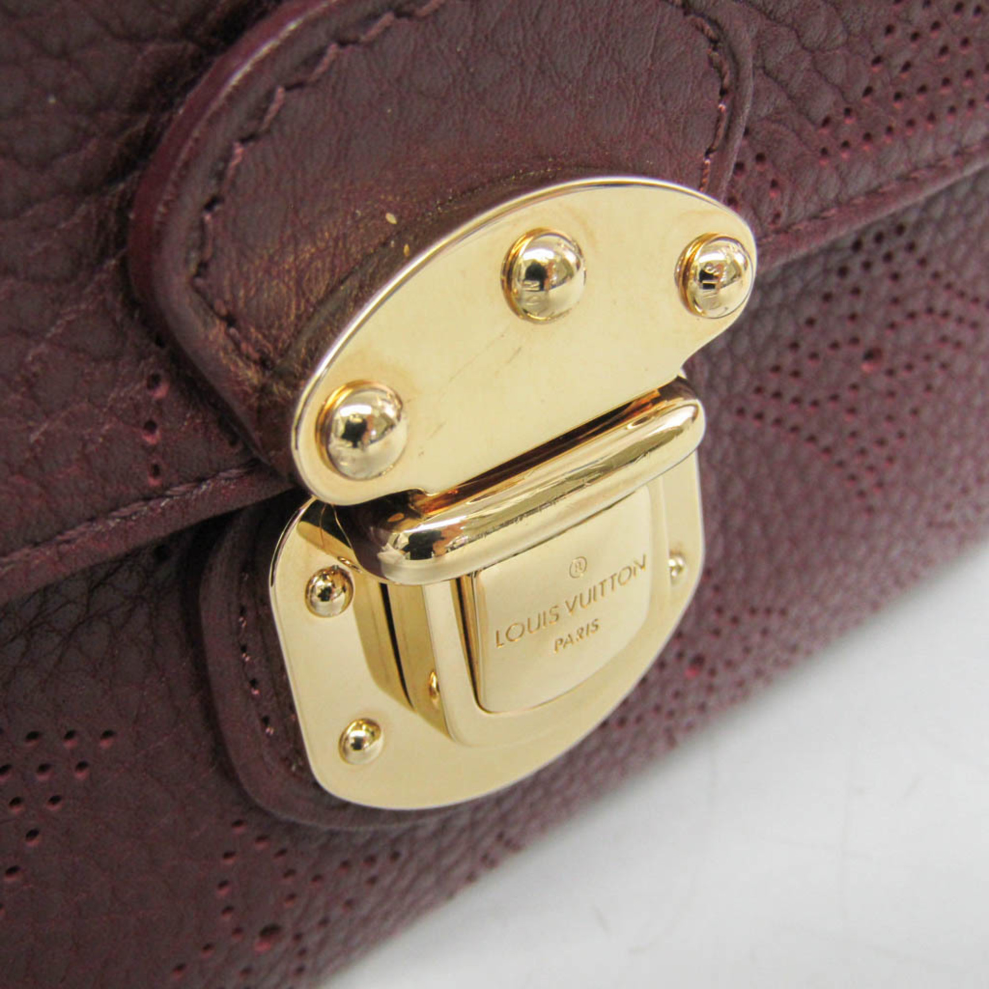 ルイ・ヴィトン(Louis Vuitton) マヒナ ポルトフォイユ アメリア M93762 レディース マヒナ 長財布（三つ折り） ボルドー