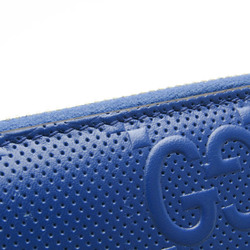 グッチ(Gucci) GGエンボス 625558 メンズ,レディース レザー 長財布（二つ折り） ネイビー