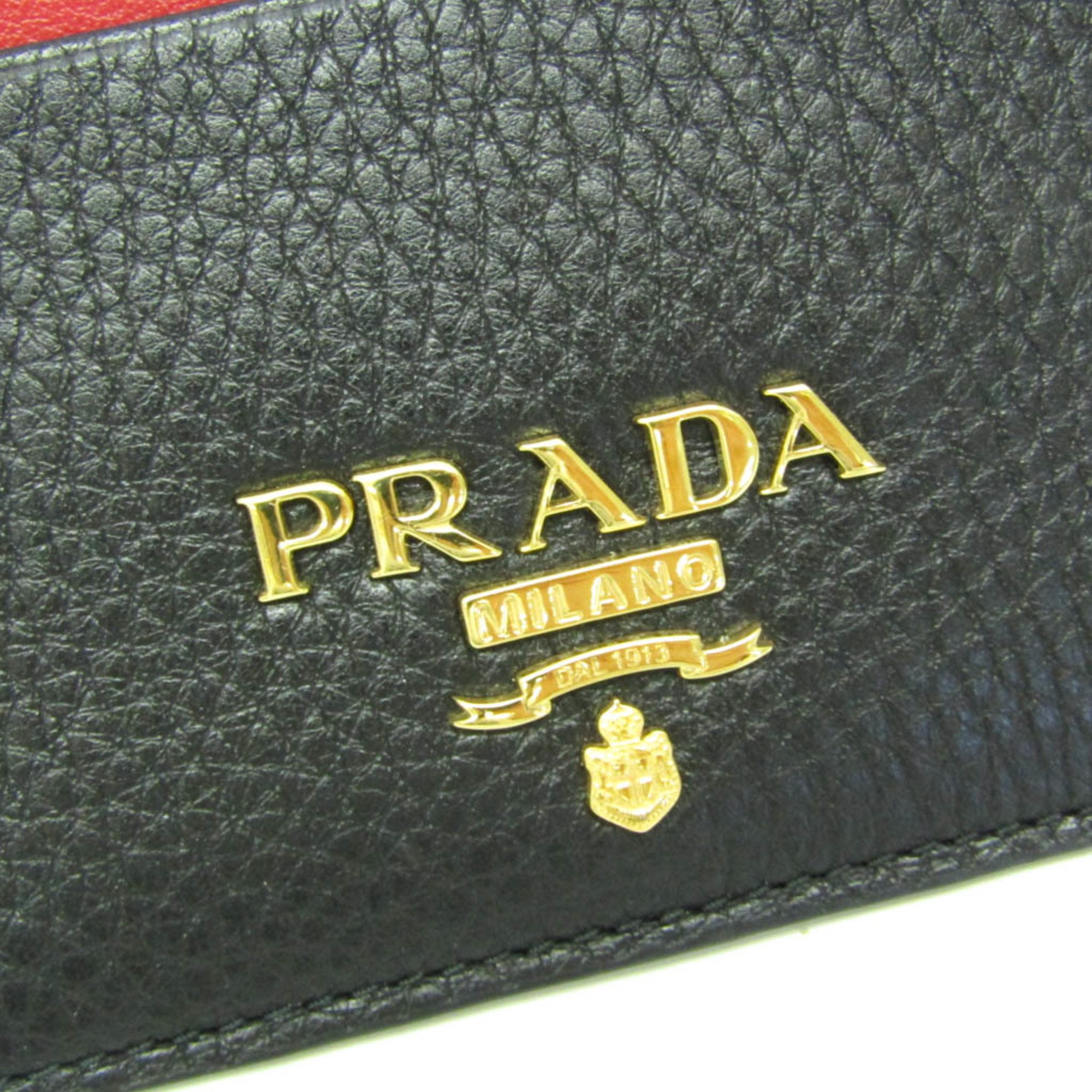 プラダ(Prada) DAINO COLOUR 1MC208 レザー カードケース ブラック