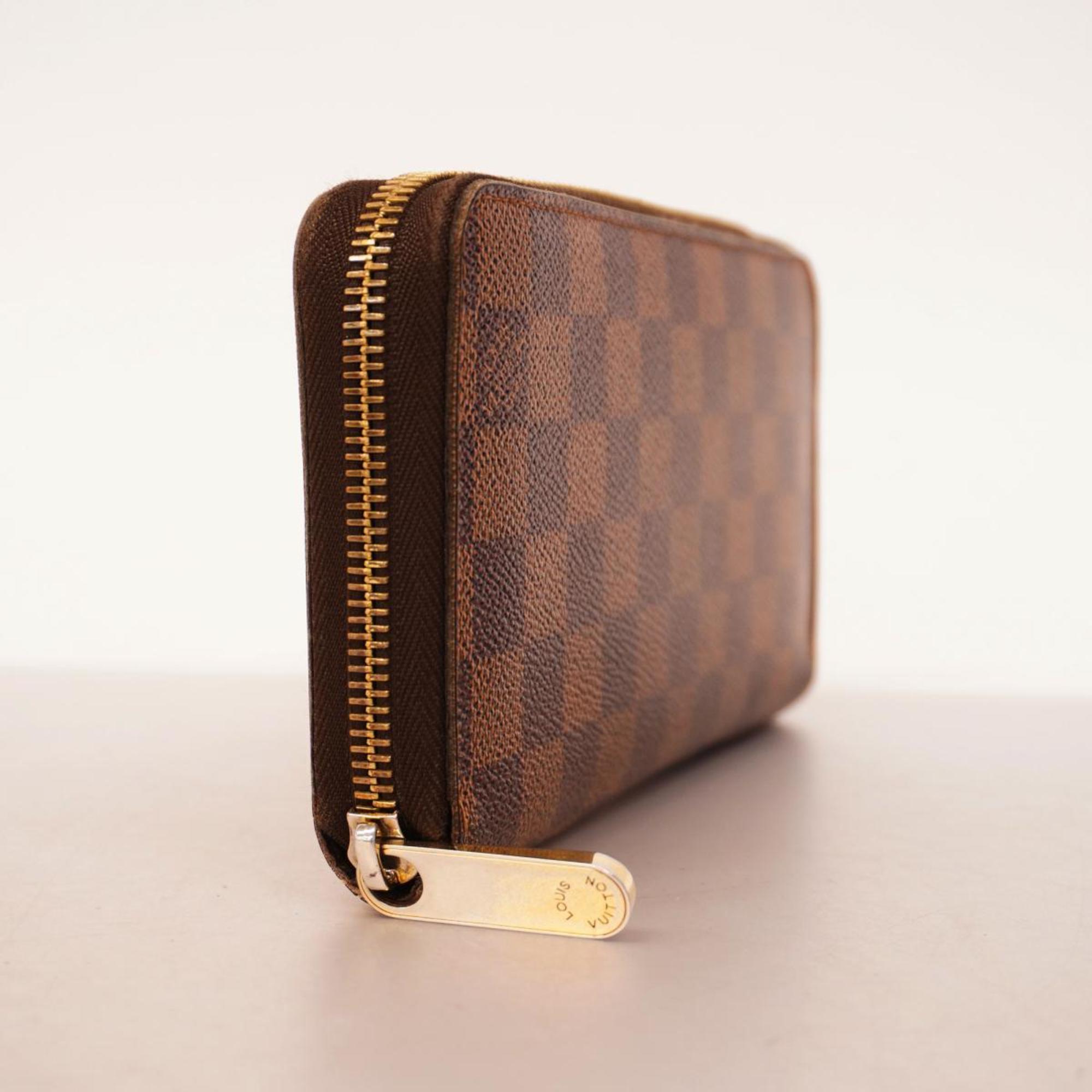 ルイ・ヴィトン(Louis Vuitton) ルイ・ヴィトン 長財布 ダミエ ジッピーウォレット N60015 エベヌメンズ レディース