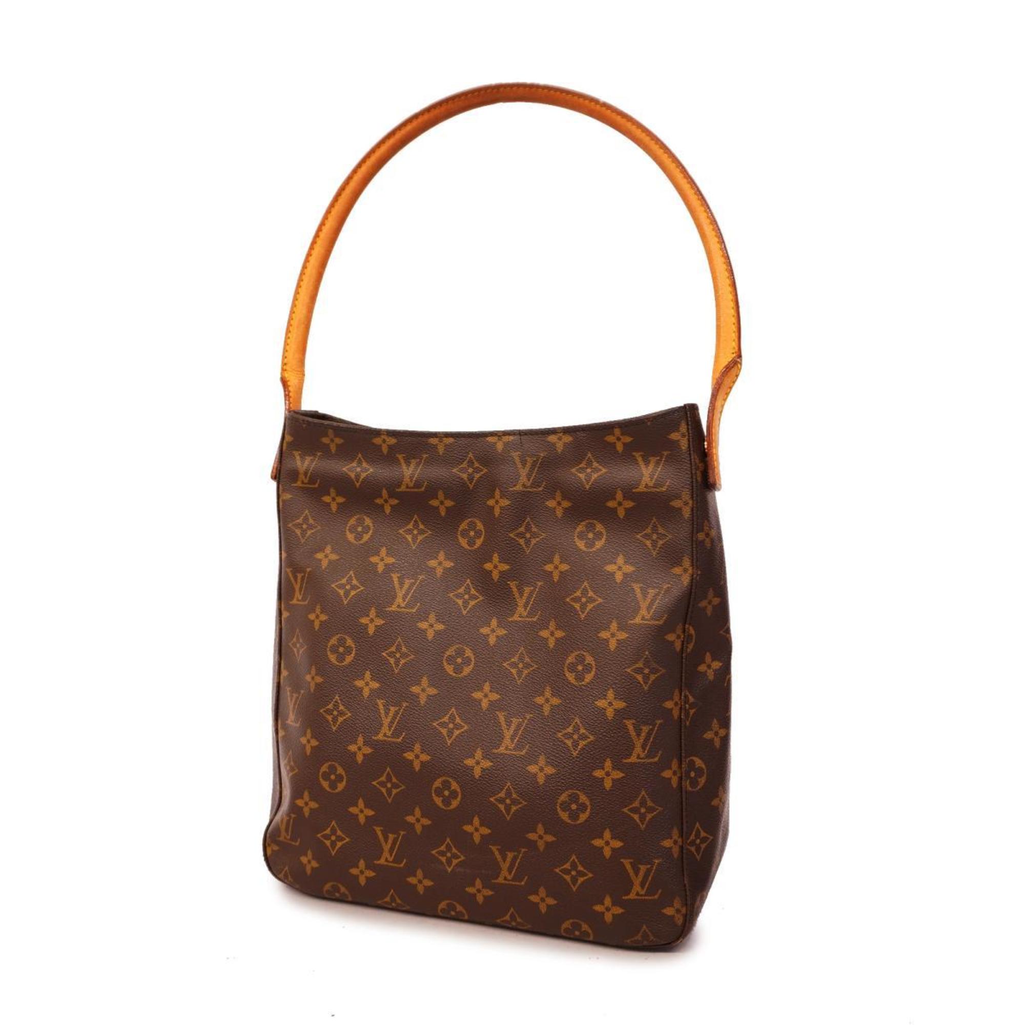 ルイ・ヴィトン(Louis Vuitton) ルイ・ヴィトン ショルダーバッグ モノグラム ルーピングGM M51145 ブラウンレディース |  eLADY Globazone