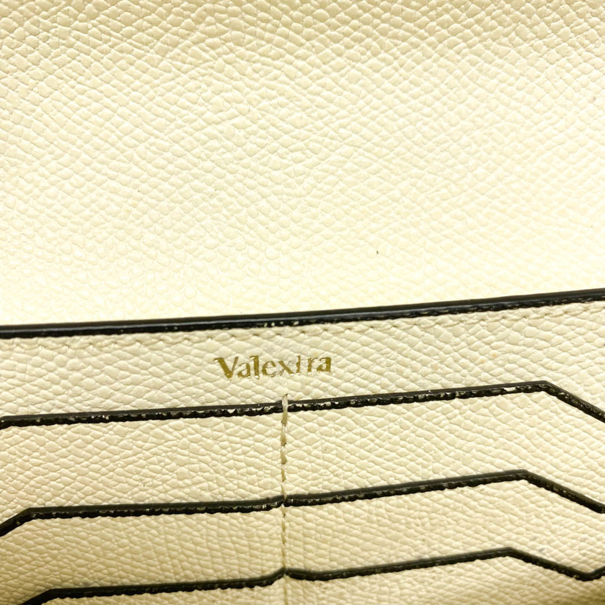 ヴァレクストラ(Valextra) レディース,メンズ レザー 長財布（二つ折り） クリーム