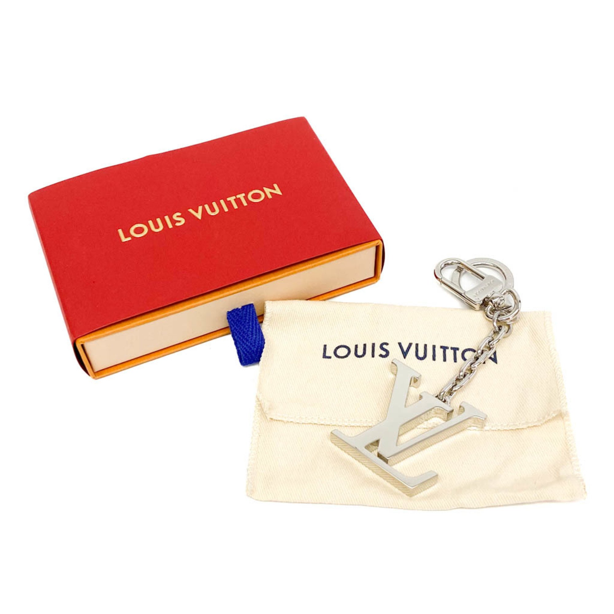 ルイ・ヴィトン(Louis Vuitton) ポルトクレイニシアルLV M65071 キーホルダー (シルバー)