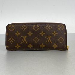 ルイ・ヴィトン(Louis Vuitton) ルイ・ヴィトン 長財布 モノグラム ポルトフォイユ クレマンス M60742 ブラウン フューシャレディース