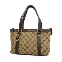 グッチ(Gucci) グッチ ハンドバッグ GGキャンバス 141471 キャンバス ブラウン ベージュ シャンパン  レディース