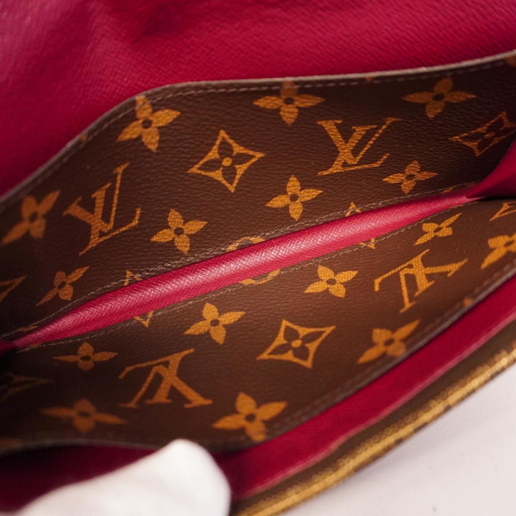 ルイ・ヴィトン(Louis Vuitton) ルイ・ヴィトン 長財布 モノグラム ポルトフォイユエミリー M60697 フューシャレディース