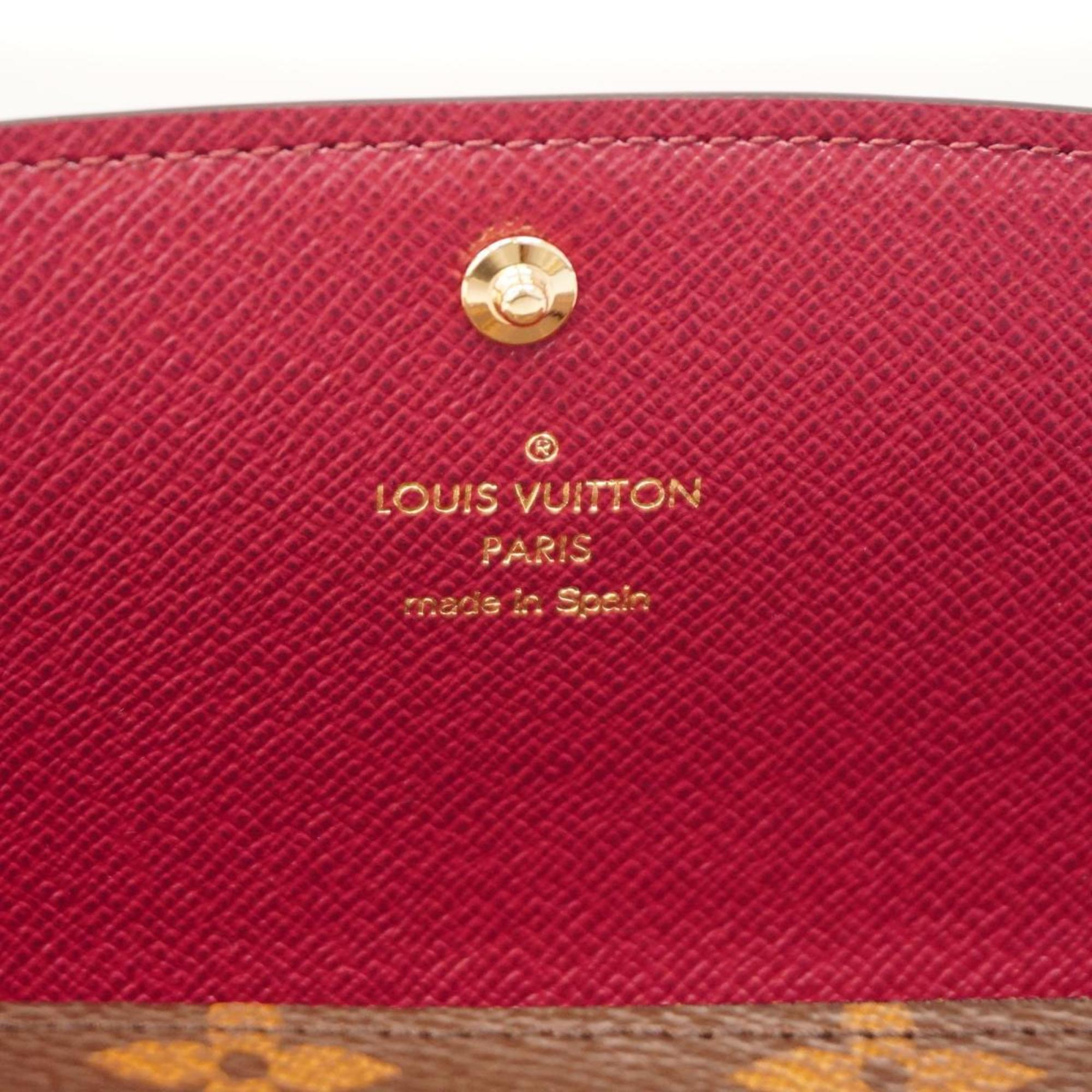 ルイ・ヴィトン(Louis Vuitton) ルイ・ヴィトン 長財布 モノグラム ポルトフォイユエミリー M60697 ブラウン フューシャレディース