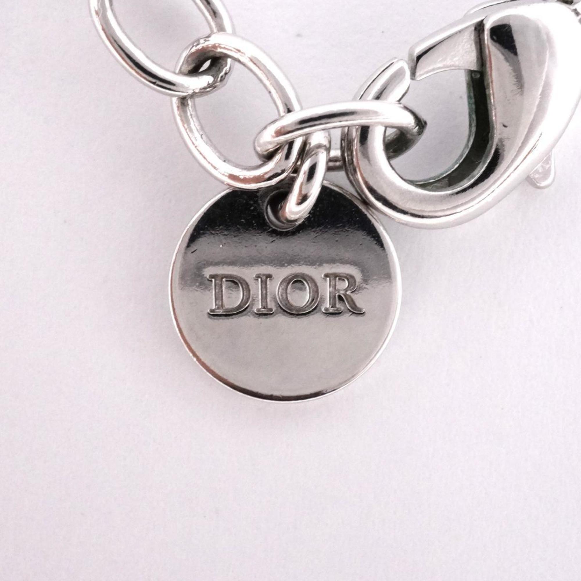 クリスチャン・ディオール(Christian Dior) クリスチャンディオール ネックレス ディオール ラインストーン メタル素材 シルバー  レディース