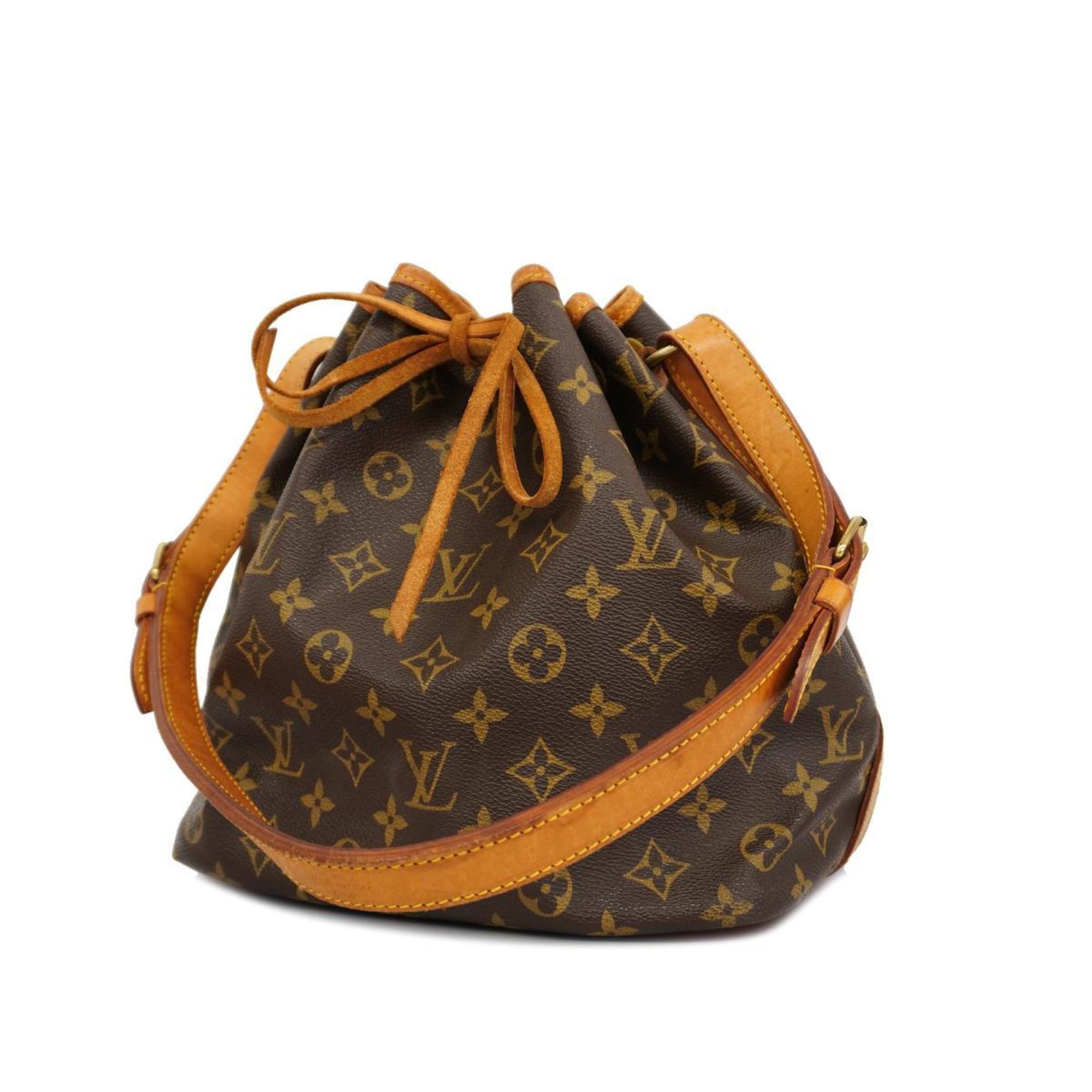 ルイ・ヴィトン(Louis Vuitton) ルイ・ヴィトン ショルダーバッグ モノグラム プチノエ M42226 ブラウンレディース | eLADY  Globazone