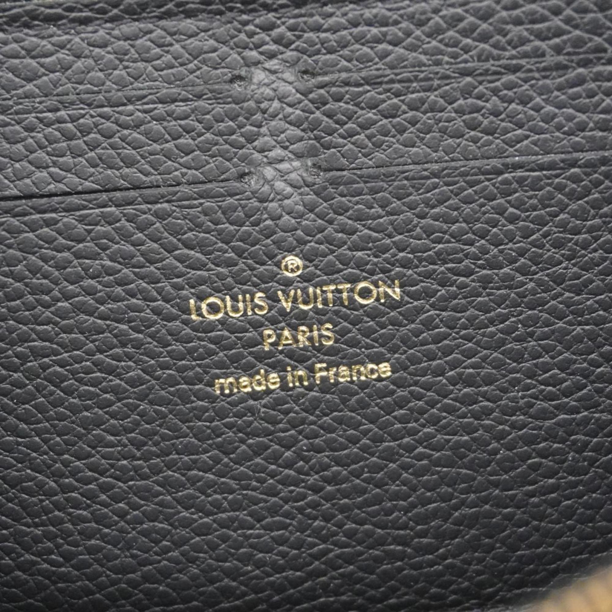 ルイ・ヴィトン(Louis Vuitton) ルイ・ヴィトン 長財布 モノグラム・アンプラント ポルトフォイユクレマンス M60171 ノワールメンズ レディース