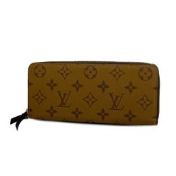 ルイ・ヴィトン(Louis Vuitton) ルイ・ヴィトン 長財布 モノグラム・リバース ポルトフォイユクレマンス M82336 ブラウンレディース