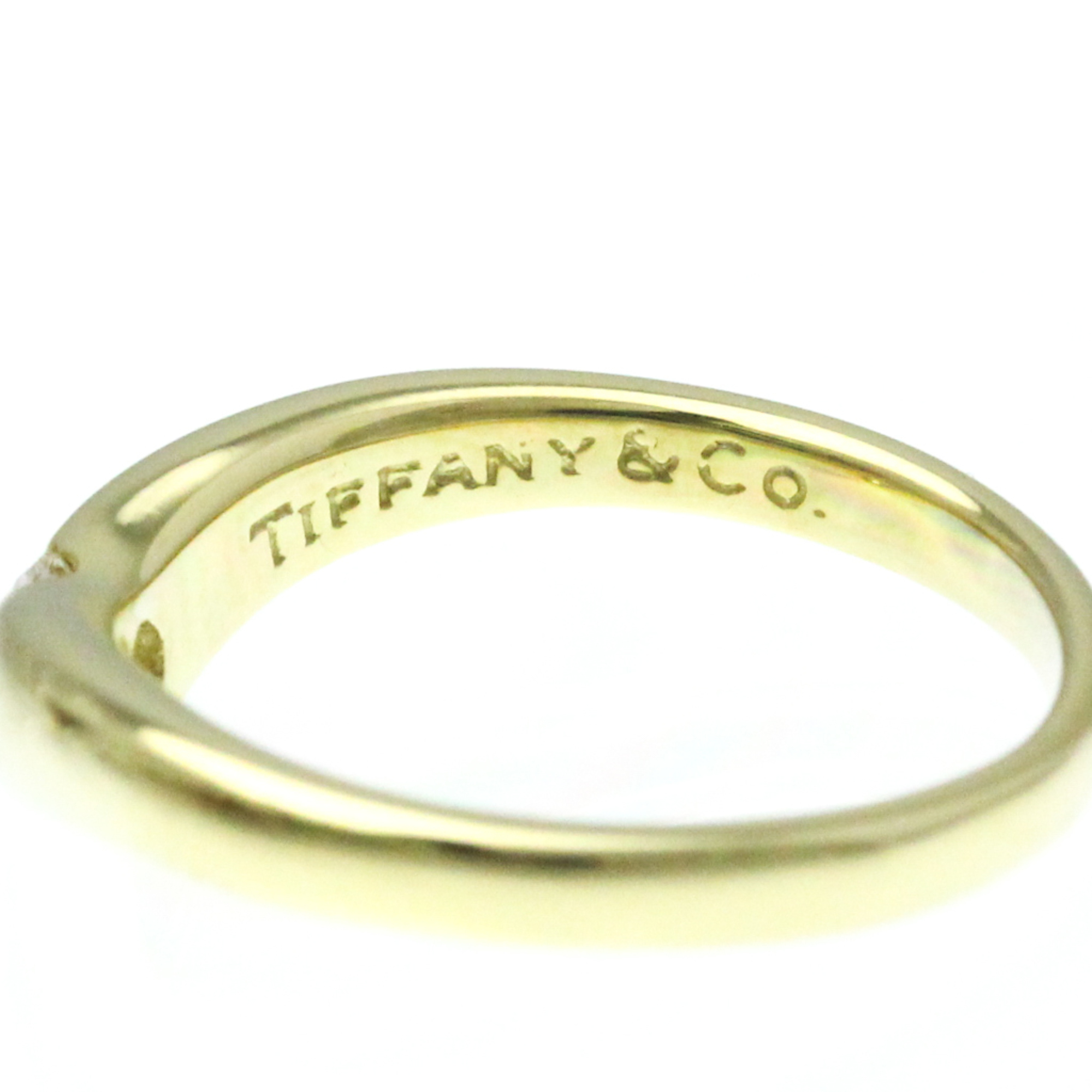 ティファニー(Tiffany) カーブドバンド リング K18イエローゴールド(K18YG) ファッション ダイヤモンド バンドリング ゴールド