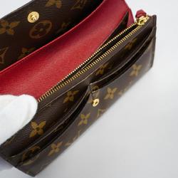 ルイ・ヴィトン(Louis Vuitton) ルイ・ヴィトン 長財布 モノグラム ポルトフォイユ エミリー M60136 ブラウン ルージュレディース