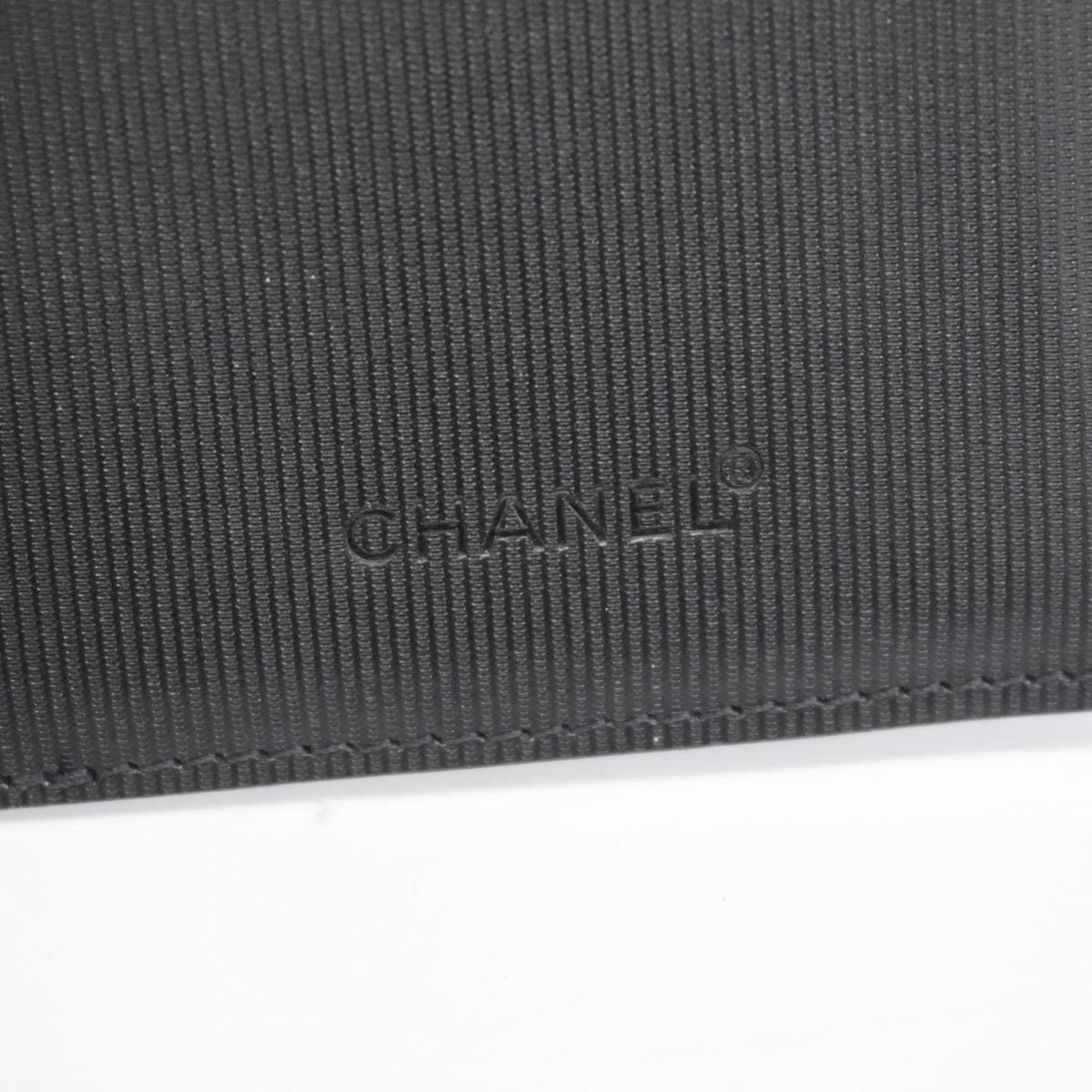 シャネル(Chanel) シャネル 長財布 旧トラベル ナイロン ブラック  レディース