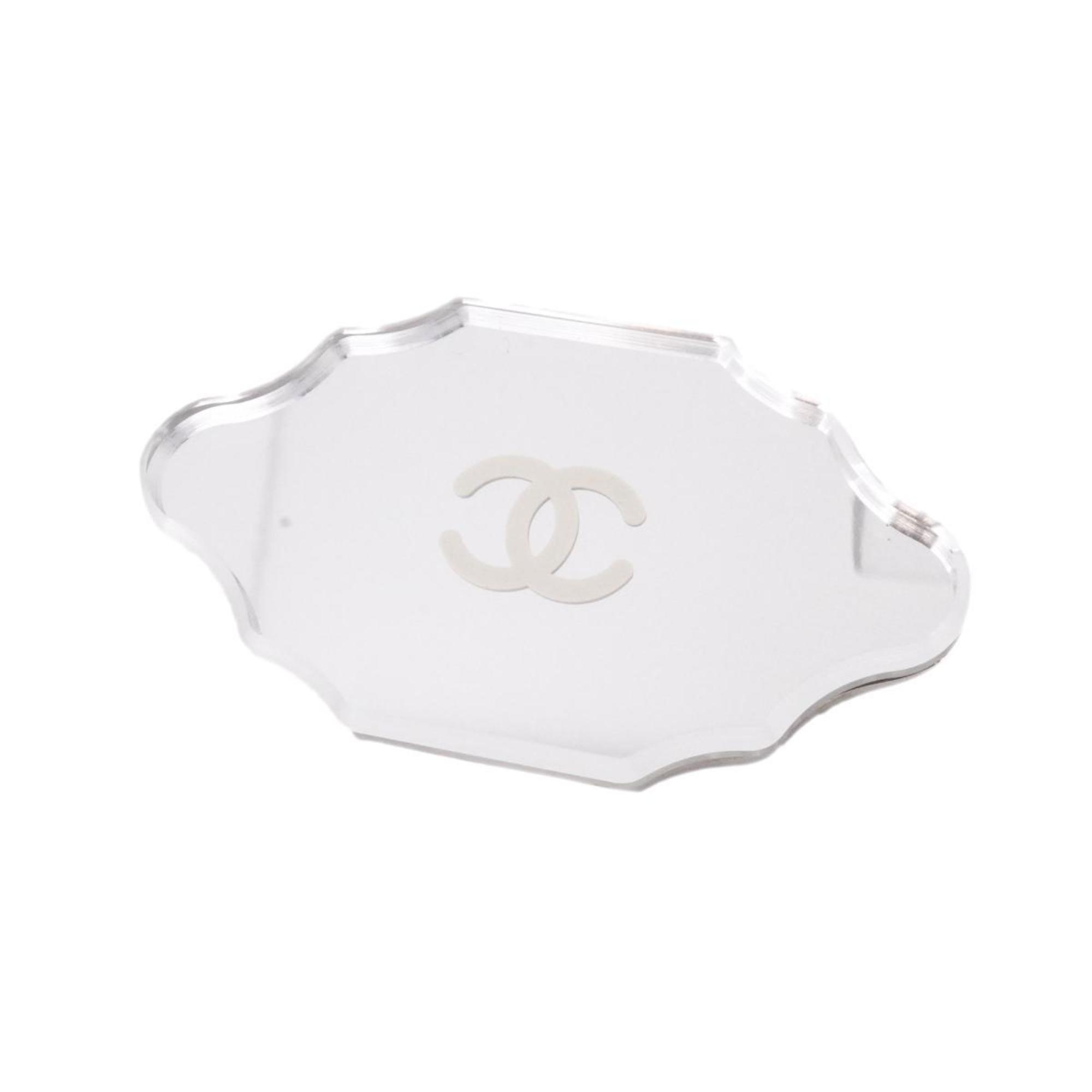 シャネル(Chanel) シャネル ブローチ ココマーク メタル素材 シルバー 03C  レディース