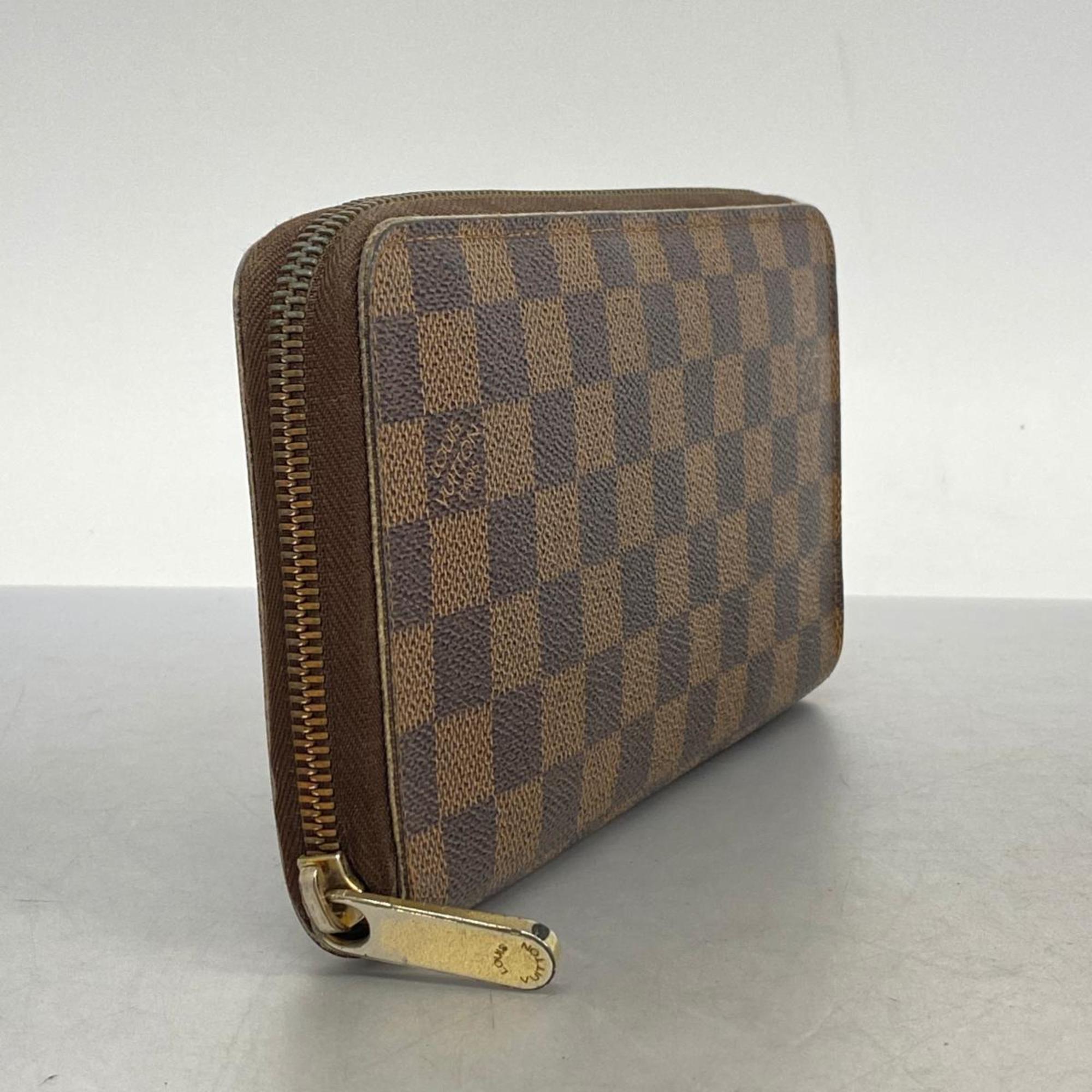 ルイ・ヴィトン(Louis Vuitton) ルイ・ヴィトン 長財布 ダミエ ジッピーオーガナイザー N60003 エベヌメンズ