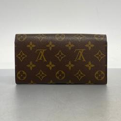 ルイ・ヴィトン(Louis Vuitton) ルイ・ヴィトン 長財布 モノグラム ポルトモネクレディ M61725 ブラウンメンズ レディース