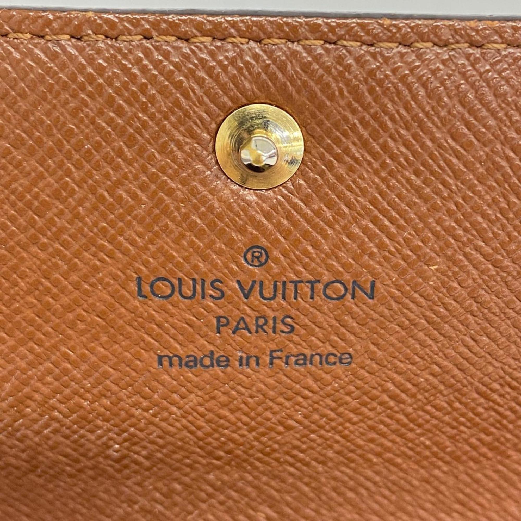 ルイ・ヴィトン(Louis Vuitton) ルイ・ヴィトン 長財布 モノグラム ポルトモネクレディ M61725 ブラウンメンズ レディース