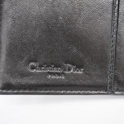 クリスチャン・ディオール(Christian Dior) クリスチャンディオール 財布 カナージュ レザー ブラック   レディース