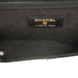 シャネル(Chanel) シャネル ショルダーバッグ マトラッセ チェーンショルダー キャビアスキン ブラック シャンパン  レディース
