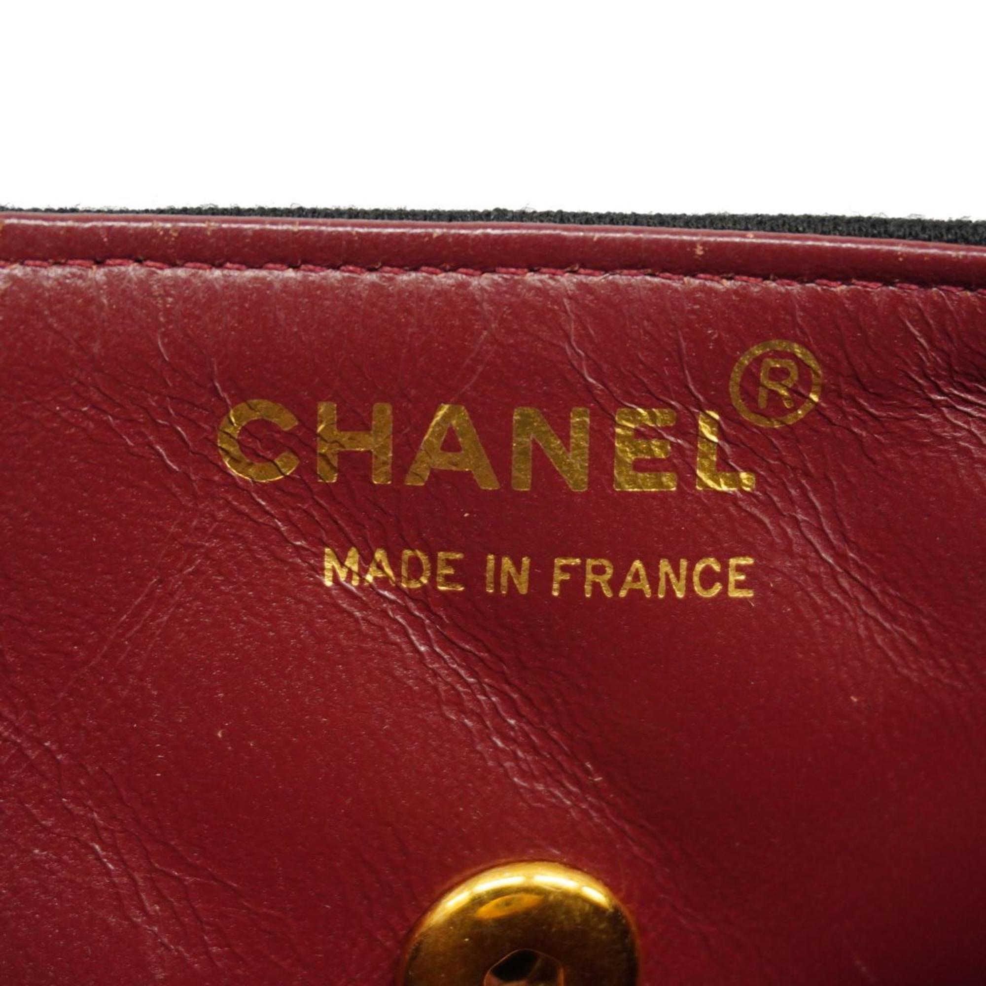 シャネル(Chanel) シャネル ショルダーバッグ マトラッセ チェーンショルダー コットン ブラック   レディース