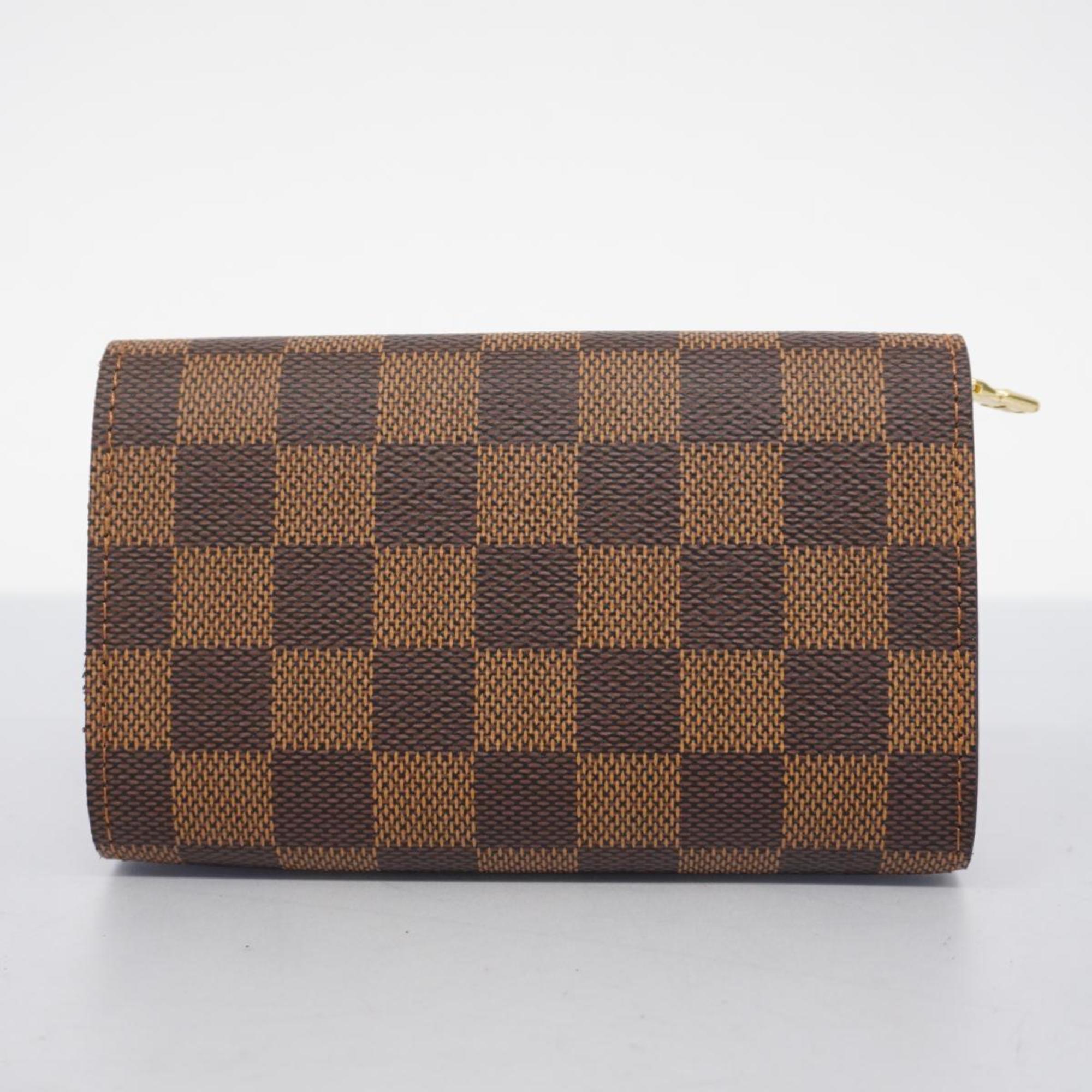 ルイ・ヴィトン(Louis Vuitton) ルイ・ヴィトン 財布 ダミエ ポルトモネビエトレゾール N61730 エベヌメンズ レディース