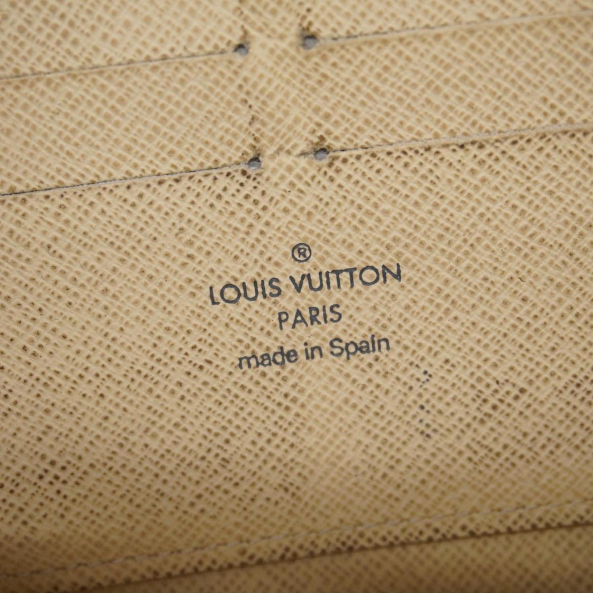 ルイ・ヴィトン(Louis Vuitton) ルイ・ヴィトン 長財布 ダミエ・アズール ジッピーウォレット N60019 ホワイトレディース